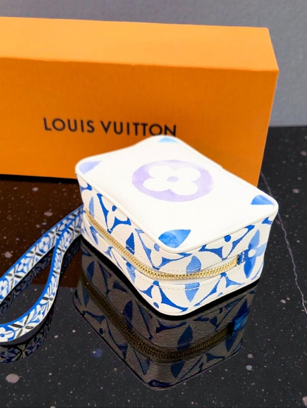 Louis Vuitton Monogram Giant Watercolor Wapity Wristlet Pouch - Picture 5 of 11